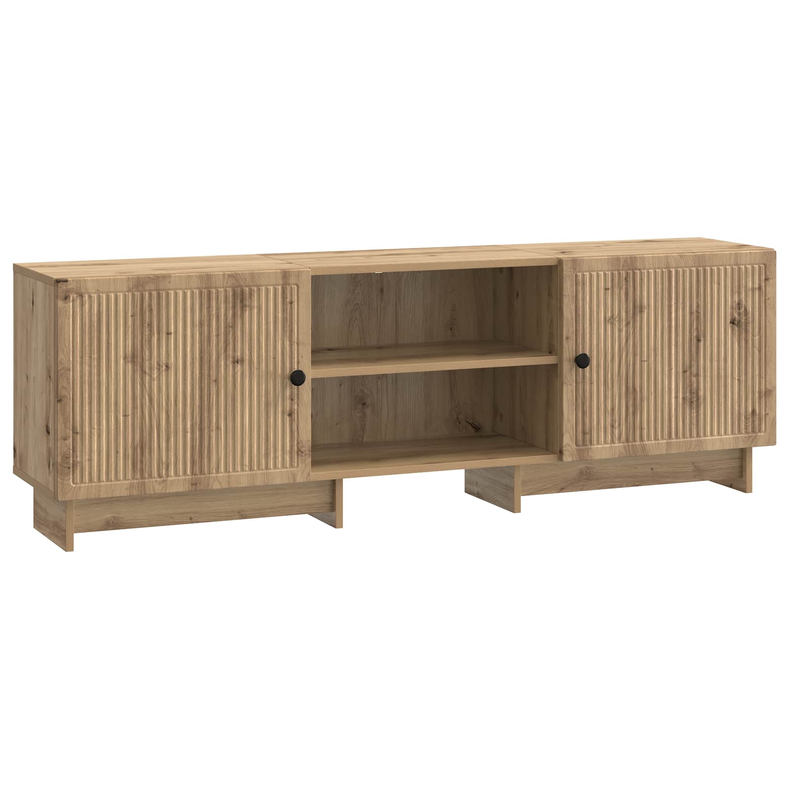 vidaXL Cabinet TV Stejar Artizanal 150 x 31 x 50 cm Lemn prelucrat