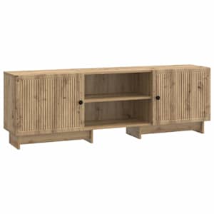 Televizní skříň 150 x 31 x 50 cm Dub artisan Dřevěný materiál - obrázek 2