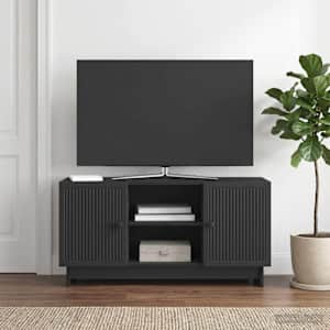 TV omarica 102 x 34,5 x 50 cm Črna Inženirski les