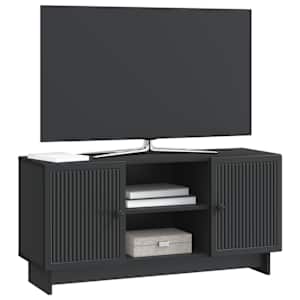 Televizní skříň 102 x 34,5 x 50 cm Černá Kompozitní dřevo - obrázek 2