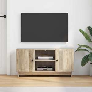 Televizní skříň 102 x 34,5 x 50 cm Dub sonoma Kompozitní dřevo - obrázek 4