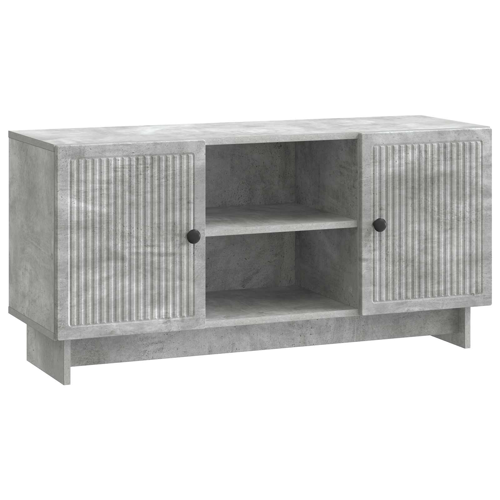 vidaXL Cabinet TV 102 x 34,5 x 50 cm Gri Beton Lemn prelucrat
