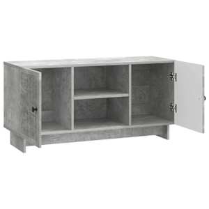 Televizní skříň 102 x 34,5 x 50 cm Betonově šedá - obrázek 3