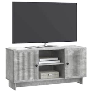 Televizní skříň 102 x 34,5 x 50 cm Betonově šedá - obrázek 2