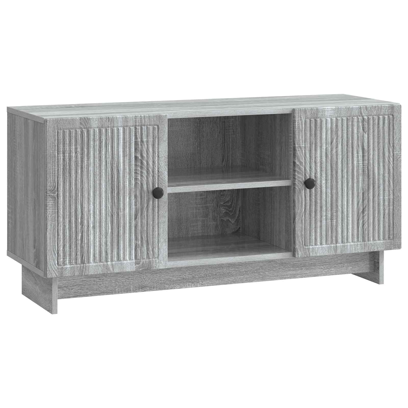vidaXL Cabinet TV 102 x 34,5 x 50 cm Sonoma gri Lemn prelucrat