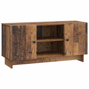 Televizní skříň 102 x 34,5 x 50 cm Staré dřevo Kompozitní dřevo - obrázek 1