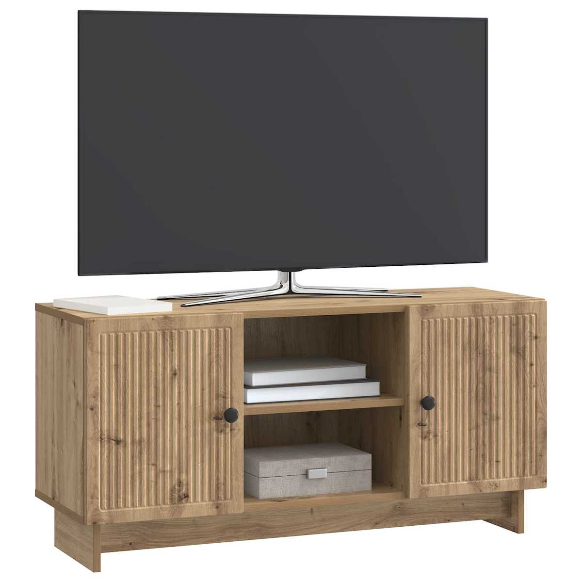 TV-skab 102 x 34,5 x 50 cm Konstrueret træ - Billede 3