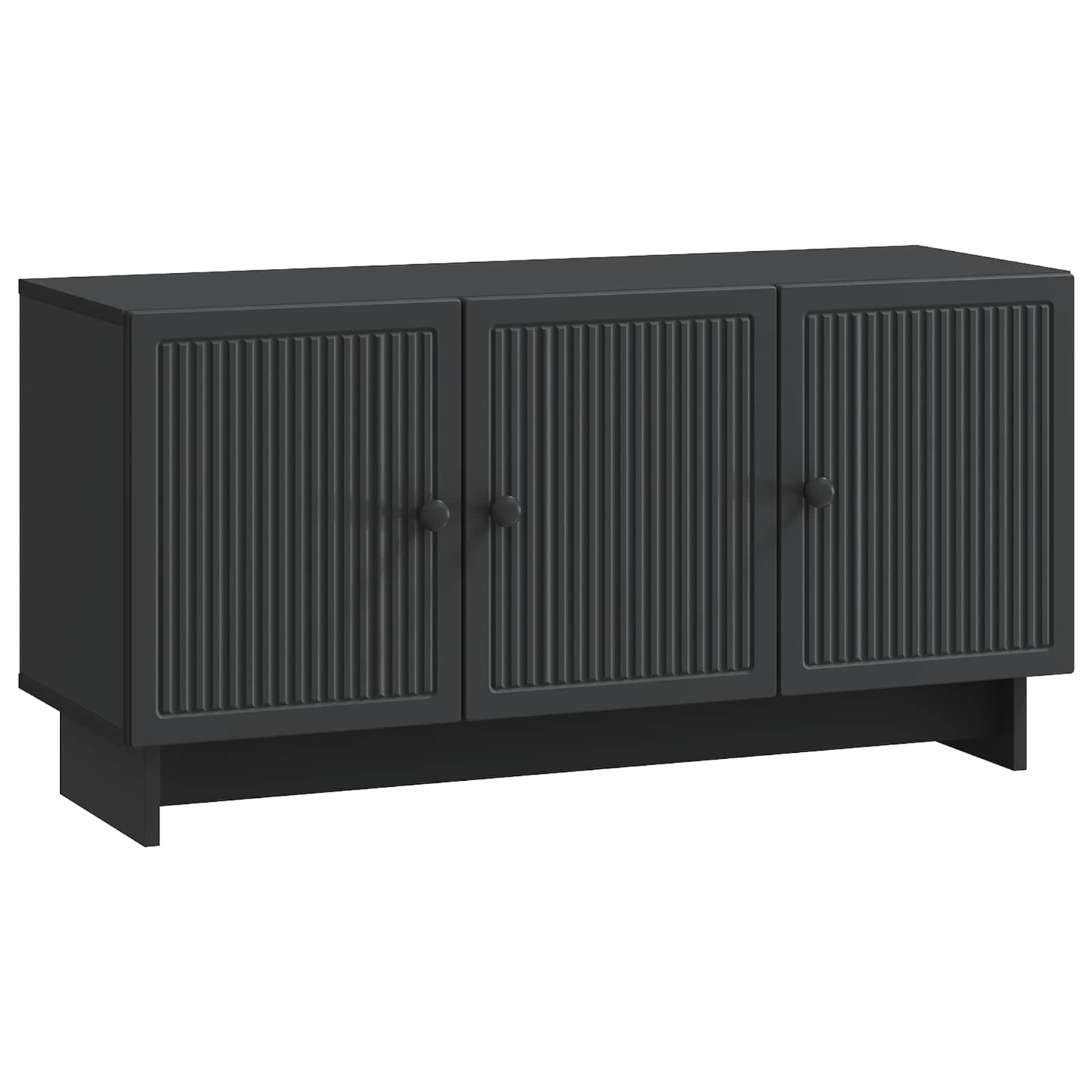 vidaXL Cabinet TV Negru 99 x 34,5 x 50 cm Lemn prelucrat
