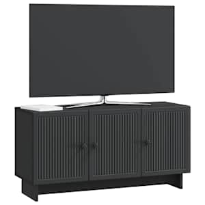 Televizní skříň Černá 99 x 34,5 x 50 cm Kompozitní dřevo - obrázek 3