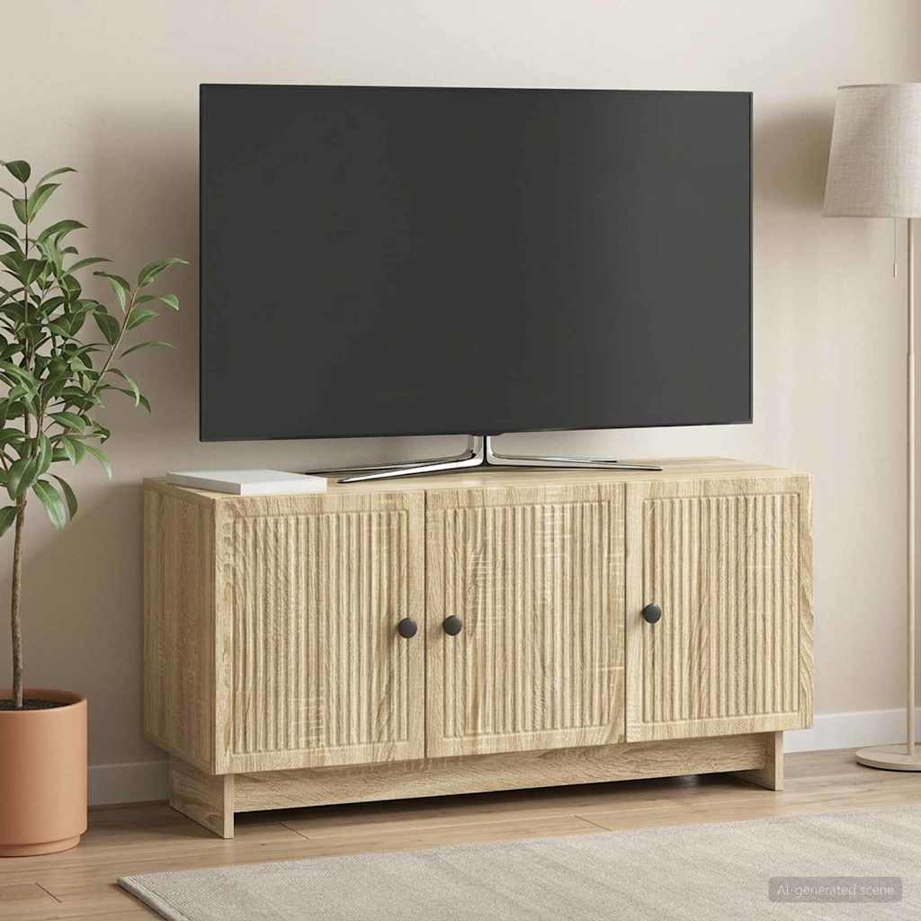 vidaXL Cabinet TV Stejar Sonoma 99 x 34,5 x 50 cm Lemn prelucrat