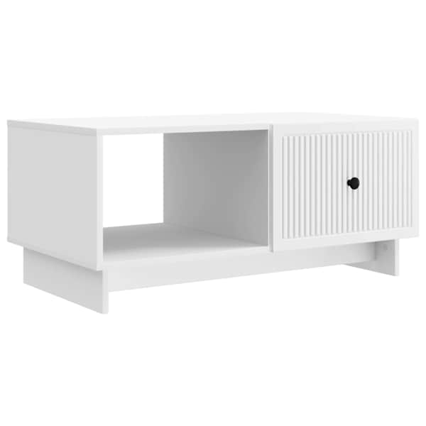 vidaXL Kohvilaud Valge 90 x 50 x 40 cm Tehispuit