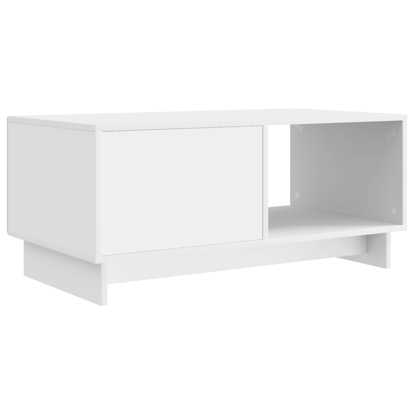 Klubska miza Bela 90 x 50 x 40 cm Inženirski les - slika 6