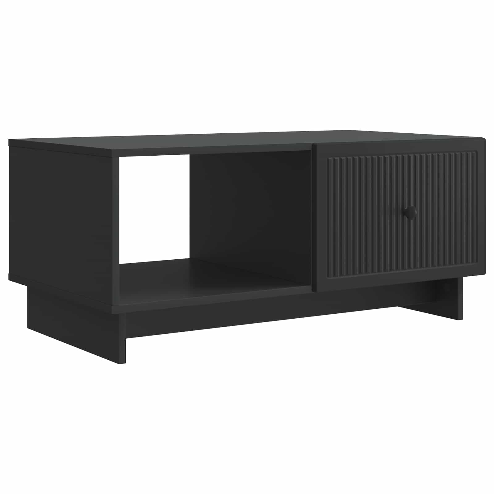 vidaXL Masă de cafea Negru 90 x 50 x 40 cm Lemn prelucrat