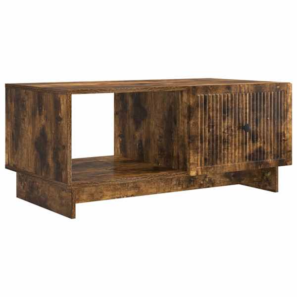 vidaXL Kohvilaud Suitsutatud tamm 90 x 50 x 40 cm Tehispuit