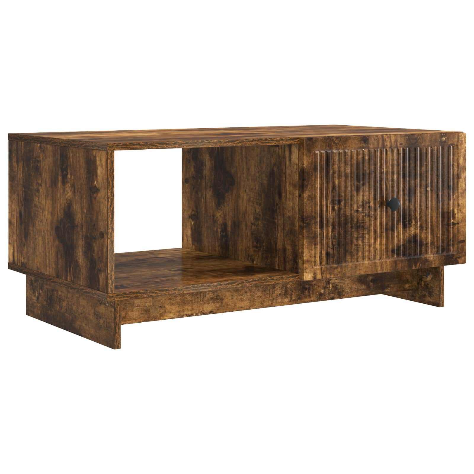 vidaXL Masă de cafea Stejar fumuriu 90 x 50 x 40 cm Lemn prelucrat