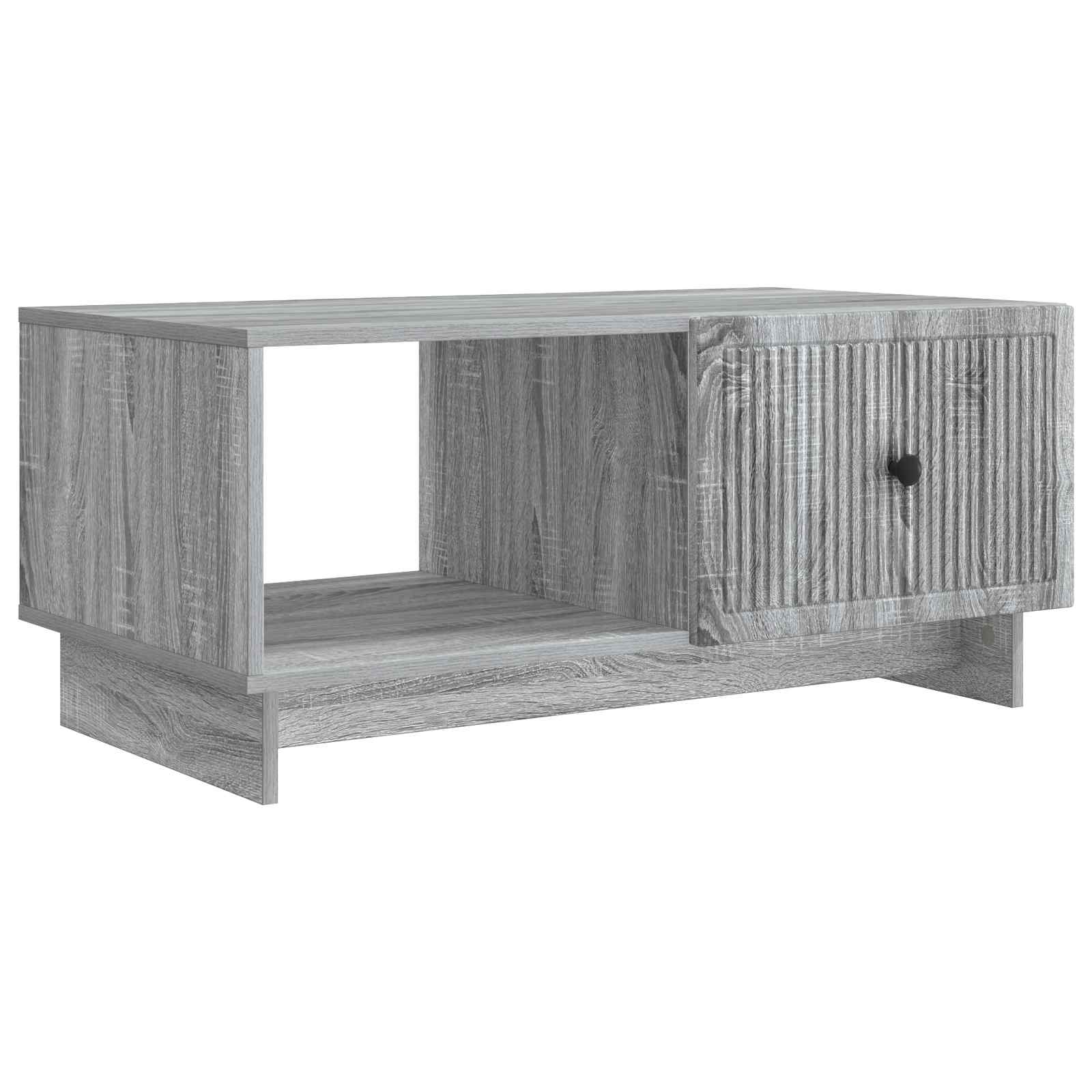 vidaXL Masă de cafea Sonoma gri 90 x 50 x 40 cm Lemn prelucrat