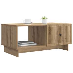 Konferenční stolek Dub artisan 90 x 50 x 40 cm Kompozitní dřevo - obrázek 3