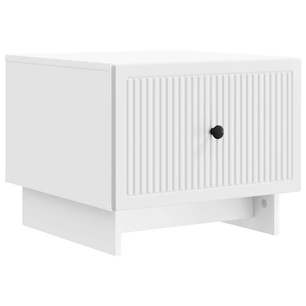 vidaXL Kohvilaud sahtliga Valge 49 x 50 x 40 cm Tehispuit
