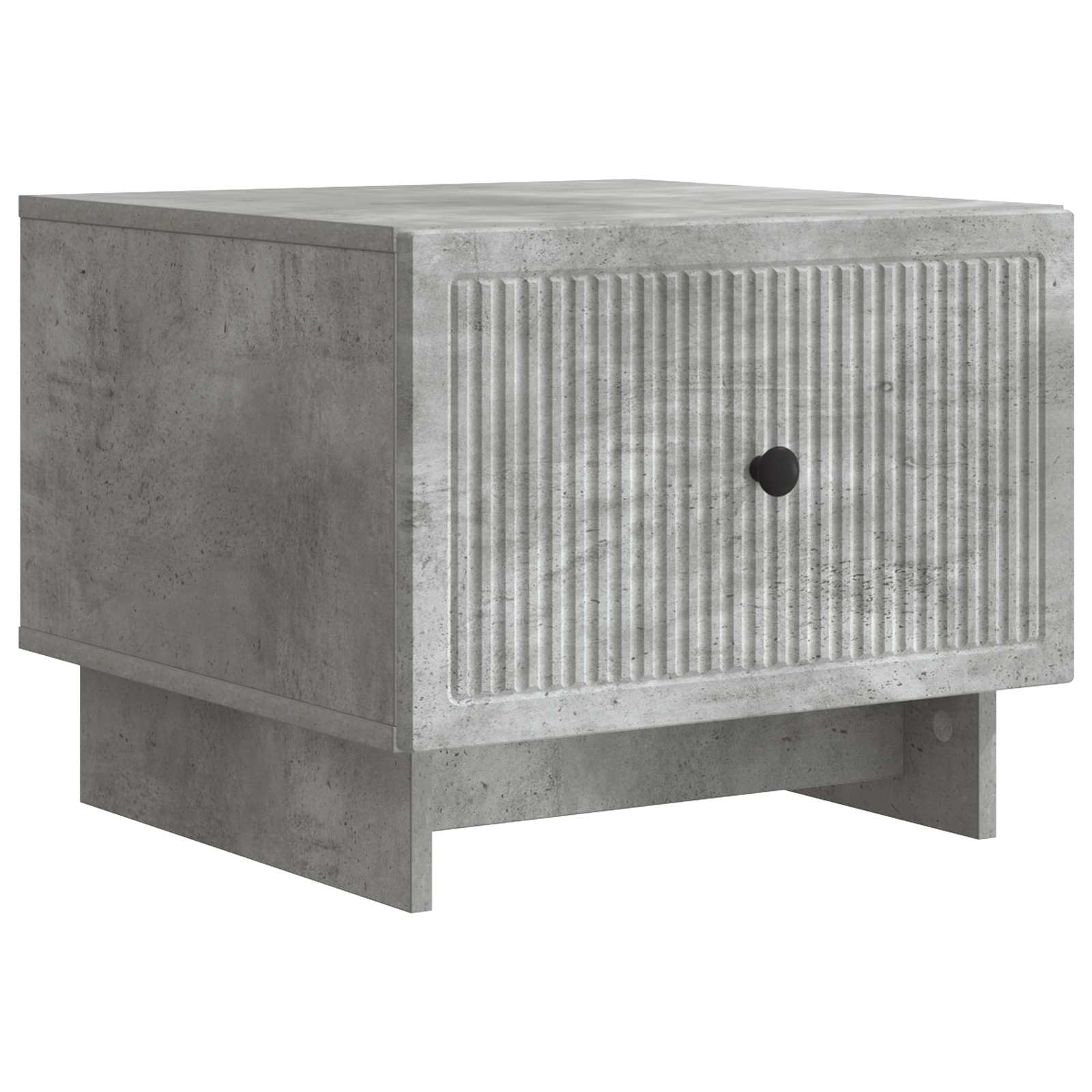 vidaXL Masă de cafea Gri Beton 49 x 50 x 40 cm Lemn prelucrat
