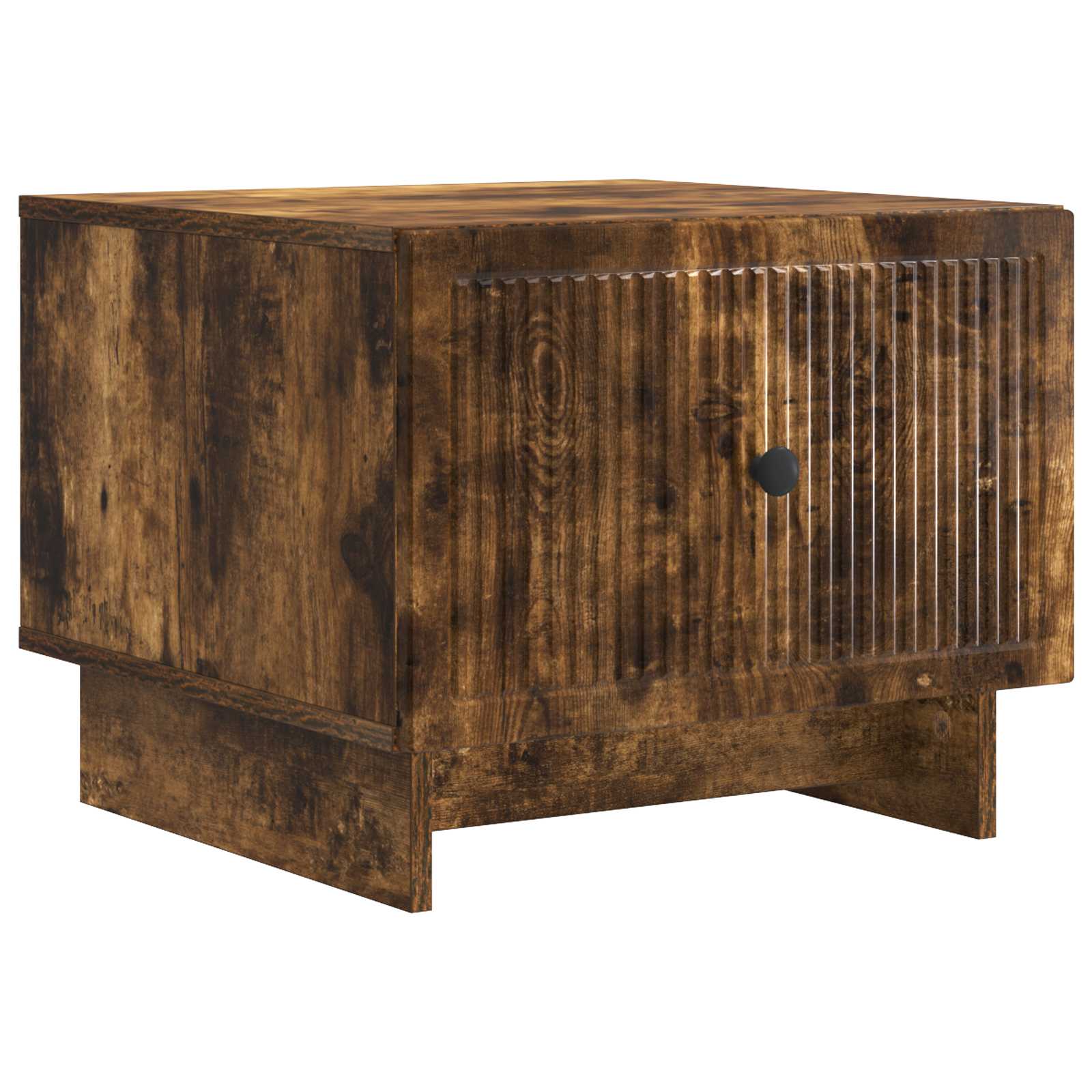 vidaXL Masă de cafea Stejar fumuriu 49 x 50 x 40 cm Lemn prelucrat