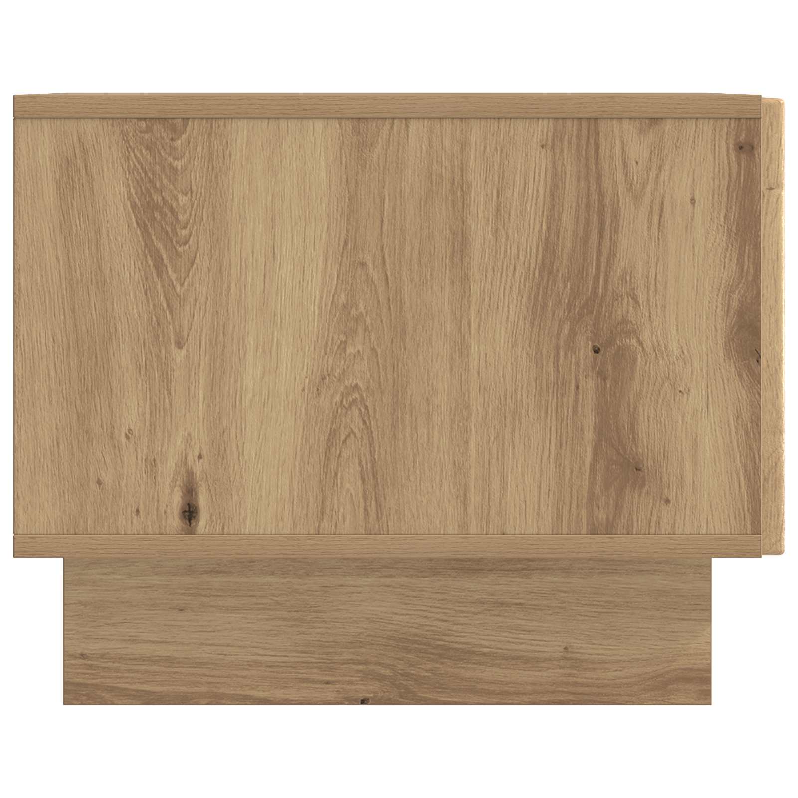 Salontafel Artisanaal eiken 49 x 50 x 40 cm Bewerkt hout - Afbeelding 5