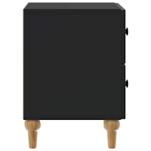 Noční skříňka 2 pcs Černá 43 x 34,5 x 48 cm Kompozitní dřevo - obrázek 8