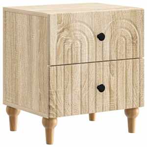 Nočna omarica Sonoma hrast 43 x 34,5 x 48 cm Inženirski les