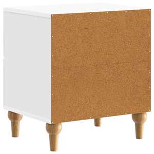 Noční skříňka 2 pcs Bílá s vysokým leskem 43 x 34,5 x 48 cm - obrázek 7