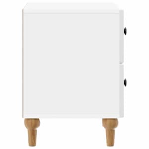 Noční skříňka 2 pcs Bílá s vysokým leskem 43 x 34,5 x 48 cm - obrázek 6
