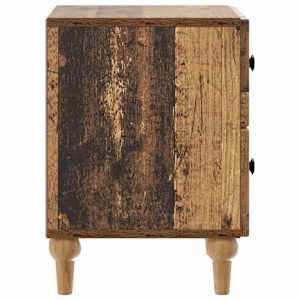 Noční skříňka se zásuvkou 2 pcs Staré dřevo 43 x 34,5 x 48 cm - obrázek 8