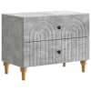 vidaXL &Ouml;&ouml;lambi kapp sahtliga Betoonhall 62 x 34,5 x 48 cm Tehispuit