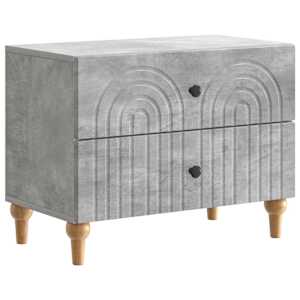 Noční skříňka Betonově šedá 62 x 34,5 x 48 cm Kompozitní dřevo - obrázek 2
