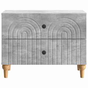 Noční skříňka Betonově šedá 62 x 34,5 x 48 cm Kompozitní dřevo - obrázek 5