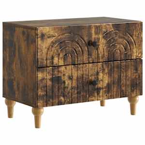 Nočna omarica Dimljen hrast 62 x 34,5 x 48 cm Inženirski les