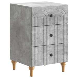 Nočna omarica Betonsko siva 43x 41 x 66,5 cm Inženirski les