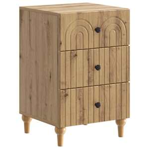 Nočna omarica Artisan hrast 43x 41 x 66,5 cm Inženirski les