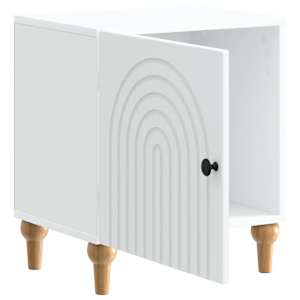 Noční skříňka 2 pcs Bílá 43 x 34,5 x 50 cm Kompozitní dřevo - obrázek 6