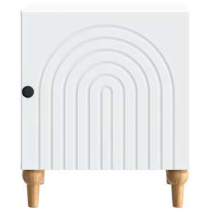 Noční skříňka 2 pcs Bílá 43 x 34,5 x 50 cm Kompozitní dřevo - obrázek 7