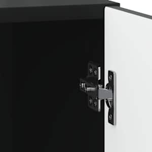Noční skříňka 2 pcs Černá 43 x 34,5 x 50 cm Kompozitní dřevo - obrázek 11