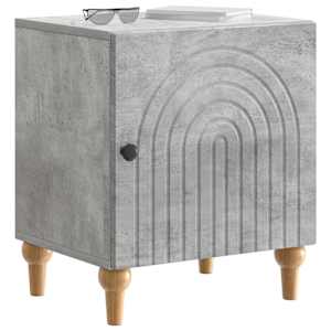 Noční skříňka 2 pcs Betonově šedá 43 x 34,5 x 50 cm - obrázek 3