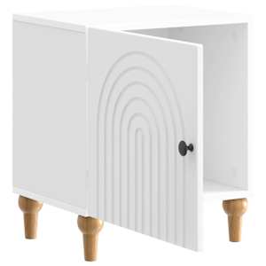 Noční skříňka 2 pcs Bílá s vysokým leskem 43 x 34,5 x 50 cm - obrázek 6