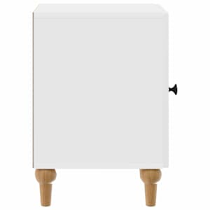 Noční skříňka 2 pcs Bílá s vysokým leskem 43 x 34,5 x 50 cm - obrázek 8