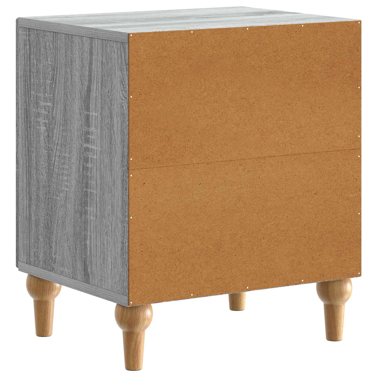 Nočna omarica Siva Sonoma 43 x 34,5 x 50 cm Inženirski les - slika 6