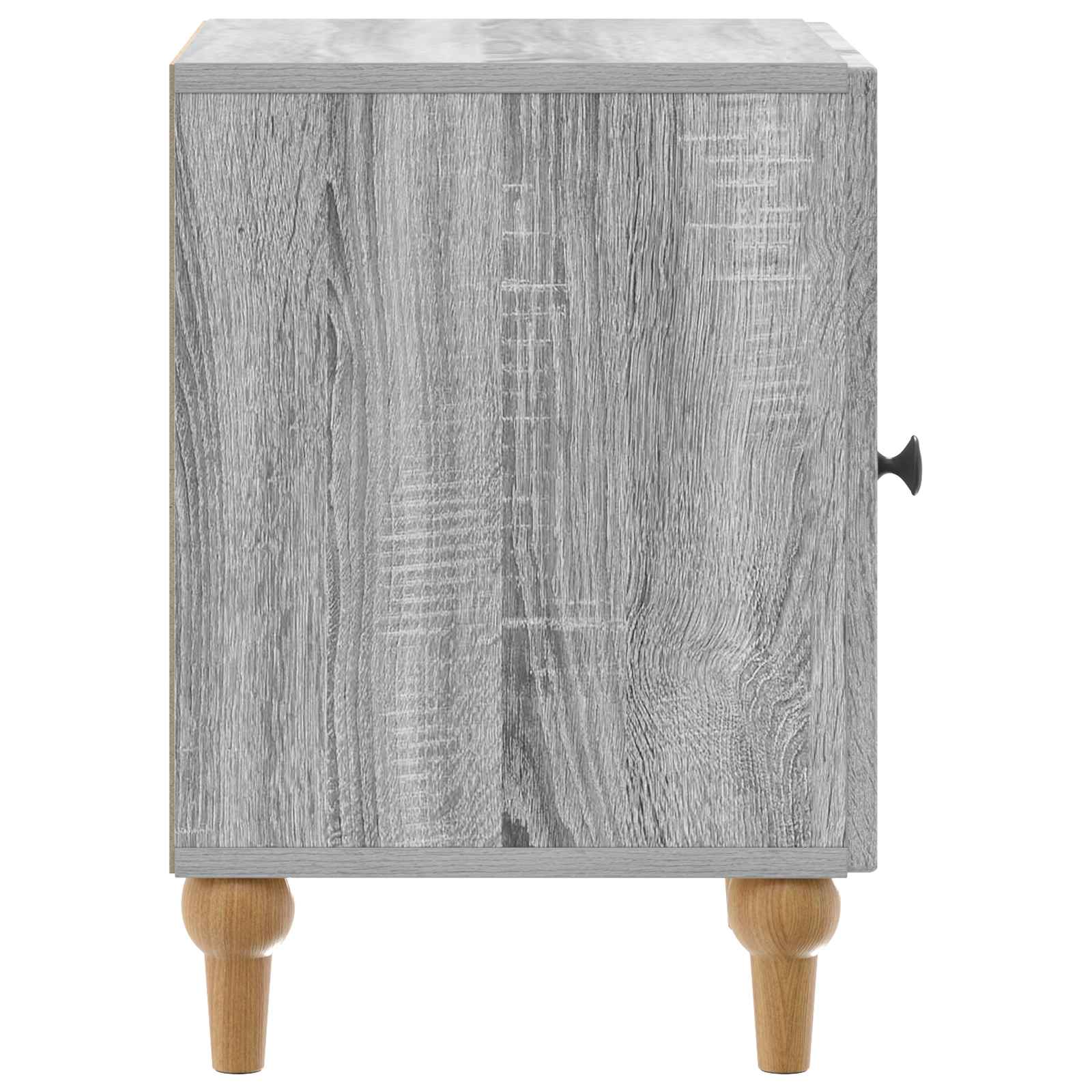 Nočna omarica Siva Sonoma 43 x 34,5 x 50 cm Inženirski les - slika 5