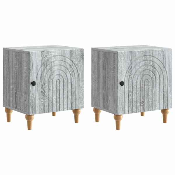 vidaXL &Ouml;&ouml;lambi kapp 2 tk Hall Sonoma 43 x 34,5 x 50 cm Tehispuit