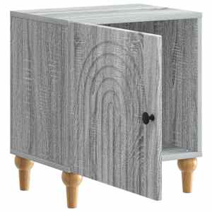 Noční skříňka 2 pcs Šedá sonoma 43 x 34,5 x 50 cm - obrázek 6