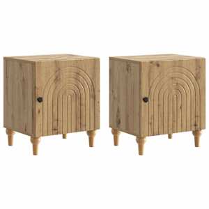 Nočna omarica 2 pcs Artisan hrast 43 x 34,5 x 50 cm