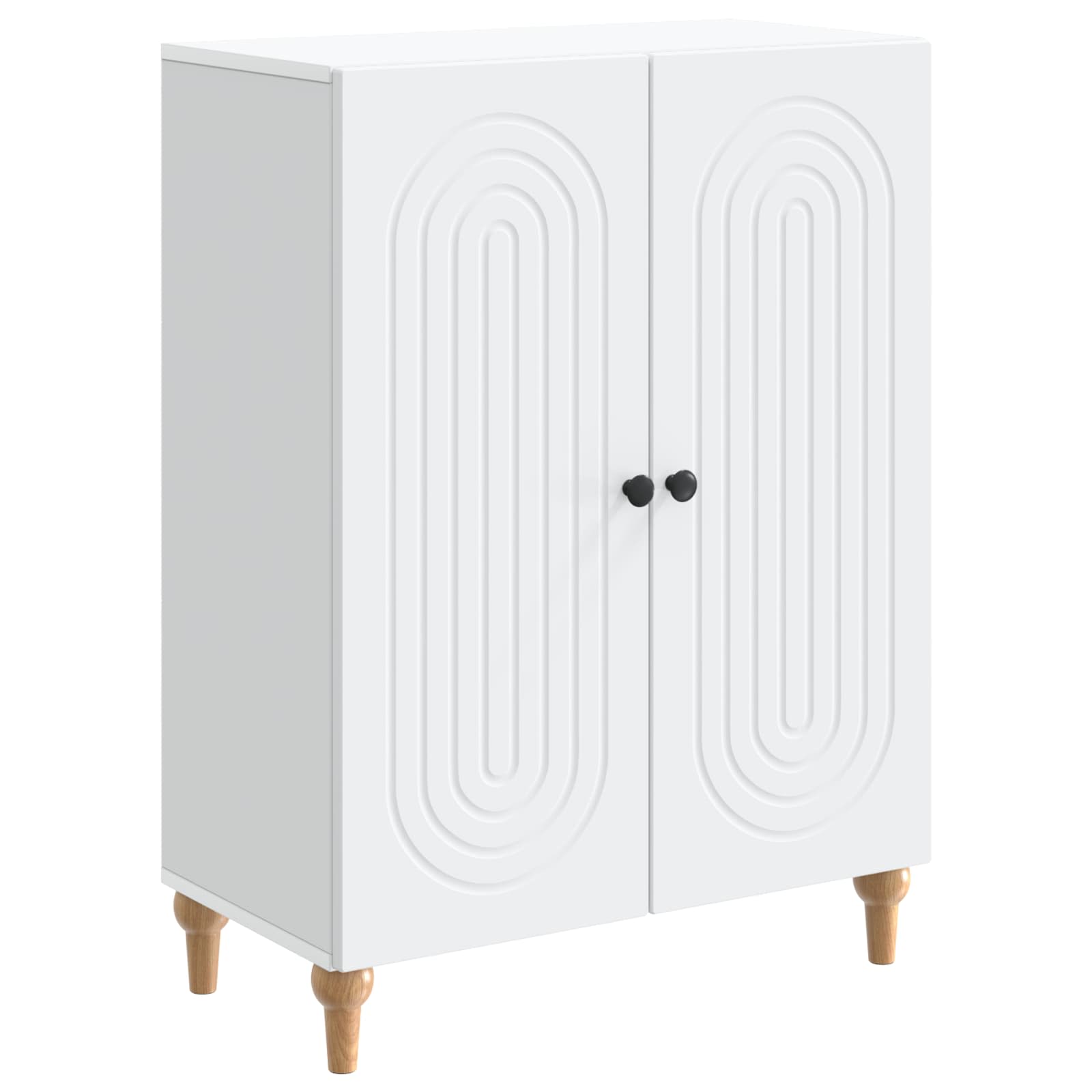 vidaXL Bufet Alb 66 x 34,5 x 90 cm Lemn prelucrat