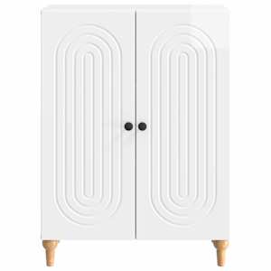 Servírovací skříň Bílá s vysokým leskem 66 x 34,5 x 90 cm - obrázek 6