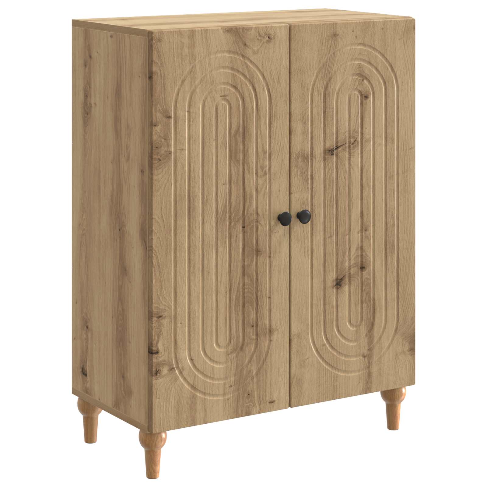 vidaXL Sideboard Artisan-Eiche 66 x 34,5 x 90 cm Holzwerkstoff
